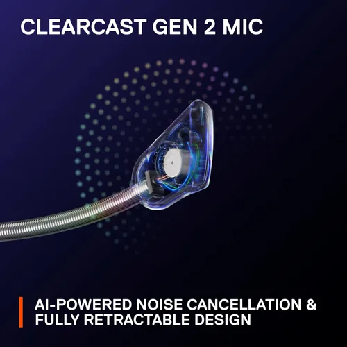 Vista 8 de SteelSeries Arctis Nova 7P Auriculares inalámbricos multiplataforma para juegos, controladores magnéticos de neodimio, 2.4 GHz + Bluetooth, batería