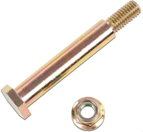 Vista 6 de G-PLUS Juego de ruedas de cubierta delantera, rueda de cubierta de cortacésped, 2 piezas con tuerca de bloqueo de perno 734-04155 para MTD Cub Cadet