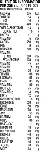 Vista 3 de Nestle Peptamen Suplemento oral vainilla 250 mL Cartón 24 unidades Suplemento oral, adulto, 8.5 fl oz, cartón, sabor a vainilla, proteína