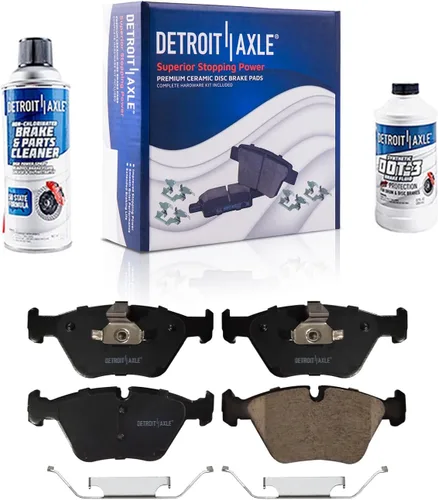 Vista 19 de Detroit Axle - Kit de freno delantero de 4 piezas para Dodge Caravan Plymouth Voyager 1991-1995 1991-1993 Grand Voyager, rotores de freno de disco