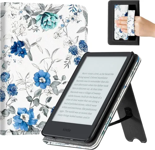 Vista 22 de CoBak Funda para todos los nuevos E-Reader de 6 pulgadas 2024 y 2022 (11 generación), funda inteligente de piel sintética, apagado y encendido