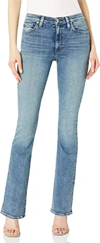 Vista 35 de HUDSON Jeans Barbara de cintura alta corte en negro recubierto Aparición