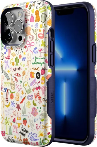 Vista 2 de Casely - Funda para iPhone 13 Pro Todas las cosas divertidas Diversión en días laborables Diseño protector audaz Compatible con MagSafe