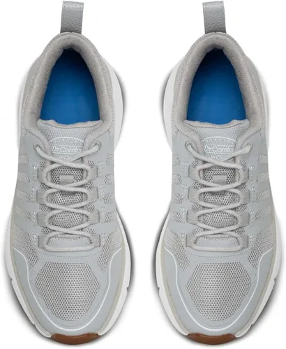 Vista 4 de Dr. Comfort Grace Athletic - Zapatos deportivos para caminar, color gris, malla y sintético, plantilla de gel, amortiguación moderada
