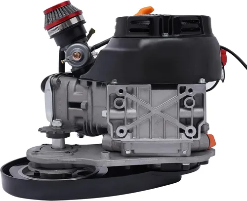 Vista 4 de Kit de motor de bicicleta de 100 cc, kit de motor de ciclo de 4 tiempos, potente arranque de tracción de un solo cilindro, gasolina, motor