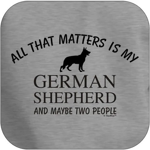 Vista 2 de German Shepherd Thats All That Matters Two People Premium Sudadera con capucha