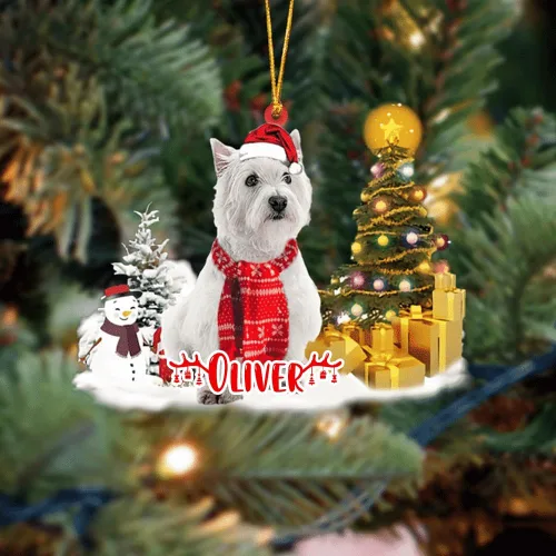 Vista 166 de NAZENTI Adorno personalizado de gato abisinio con árbol de pino, adorno de Navidad personalizado para perros amantes de las mascotas, colgante
