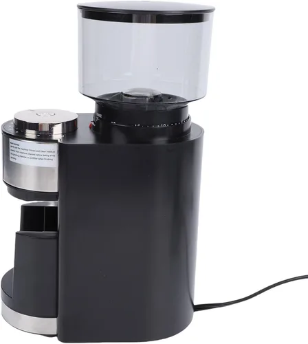 Vista 3 de Molinillo de café eléctrico, diseño de rebabas cónicas de acero inoxidable con 25 ajustes de molienda precisos para uso doméstico