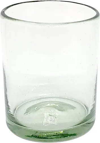 Vista 7 de Clear Blown - Juego de 6 vasos de 10 onzas, cristalería mexicana hecha a mano, vidrio reciclado, sin plomo ni toxinas (mezclador)