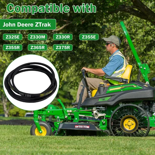 Vista 3 de Cinturón de 48 pulgadas para John Deere Z355E Z355R 2017 060001-080000 GX26422 1/2 "X144.5".