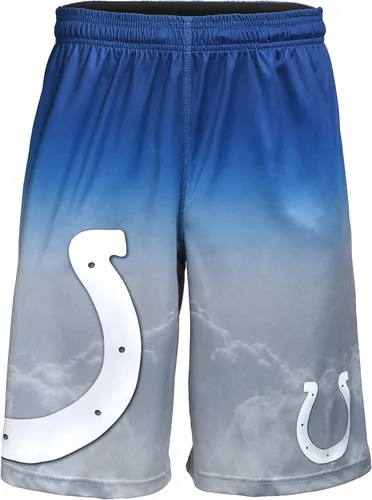 Vista 8 de FOCO Mens NFL Football Team Logo Gradient Big Logo Training Shorts