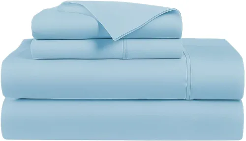 Vista 24 de AMAY Sábanas de 500 hilos 100% algodón egipcio tamaño individual, sábanas para cama de tamaño individual, algodón de fibra extra larga, calidad