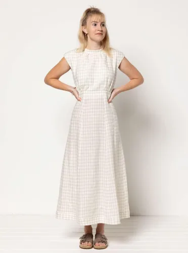 Vista 3 de Patrón de costura estilo arco - Vestido tejido Trinnie (tallas 10-22)