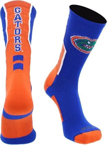 Vista 19 de TCK NCAA Perimeter Crew Socks, calcetines deportivos de equipo de rendimiento atlético para hombres y mujeres, absorben la humedad, con licencia