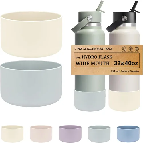 Vista 18 de HEYSKAY - Base de silicona para botella de agua Hydro Flask de boca ancha de 32 a 40 onzas