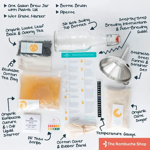 Vista 3 de Kombucha Kit principal para fermentar