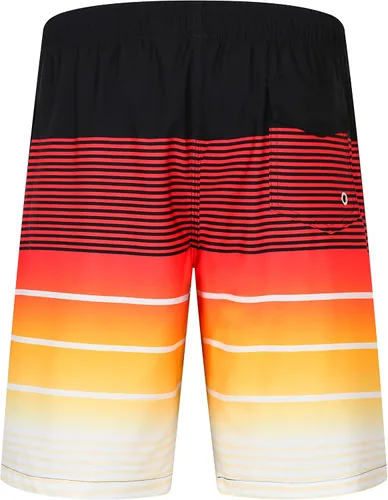 Vista 2 de APTRO Men's Quick Dry Swim Trunks 9" Swimsuits Mesh Liner Beach Bathing Suits Long Swimming Shorts