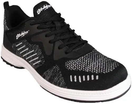 Vista 3 de KR Strikeforce Zapatos de bolos para mano derecha de capitán negrogrisblanco