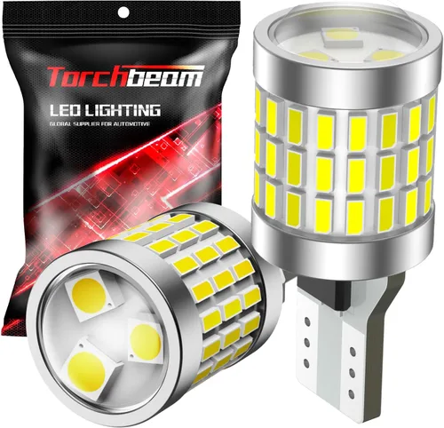 Vista 13 de Torchbeam 7440 7443 LED Bombilla de luz inversa 6000K Luz de Blanco 6000K