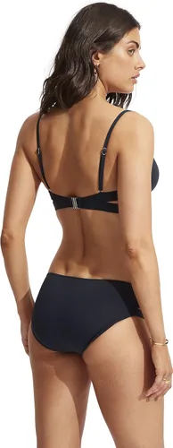 Vista 3 de Seafolly Traje de baño de bikini de cobertura completa para mujer con múltiples correas