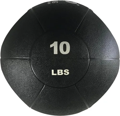 Vista 2 de Tap Pelota medicinal acondicionadora de doble mango Pelota de goma pesada con doble agarre para entrenamiento abdominal y pliométrico