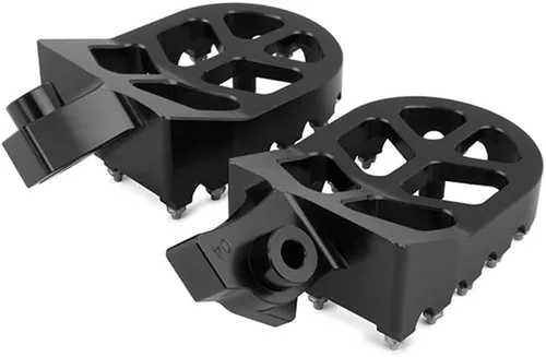 Vista 7 de AnXin Estriberas Estriberas Reposapiés Pedales Apoyos CNC para Z50R 80-99 XR50R 00-03 XR70R 97-03 XR80R XR100R 85-03 CRF80F CRF100F 04-13 Negro