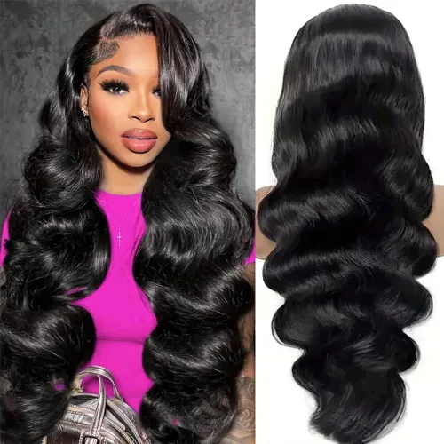 Vista 12 de Pelucas de cabello humano de 28 pulgadas con encaje frontal de color marrón rojizo de 5 x 5, pelucas de cierre de encaje HD para mujeres negras