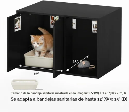 Vista 4 de Caja de arena Furinno Peli, Pequeña, Americano