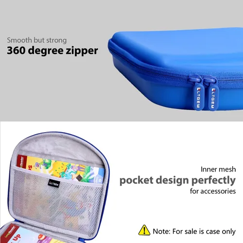 Vista 6 de LTGEM - Funda rígida para sistema de lectura y escritura Leapfrog LeapReader, color azul