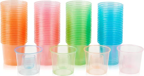 Vista 9 de JOLLY CHEF 200 tazas de bombardero desechables, vasos de chupito de Transparente