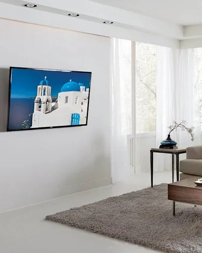 Vista 2 de Soporte de pared universal inclinado para TV de 50 a 86 pulgadas hecho para Amazon y compatible con televisores Amazon Fire
