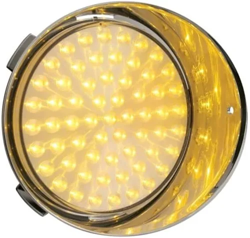 Vista 2 de United Pacific 39641 61 LED Freightliner Luz diurna (pasajero) - ámbar LED/lente transparente