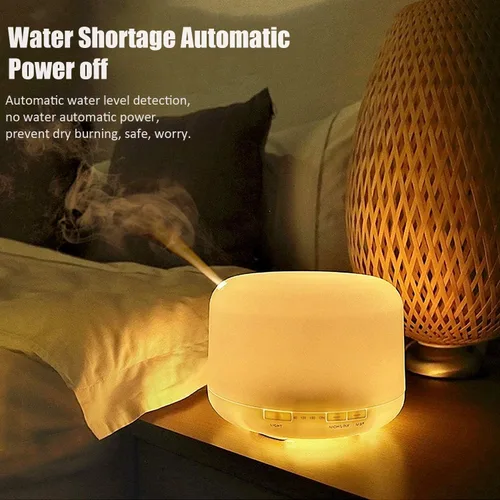 Vista 5 de Humidificador ultrasónico de niebla fría, humidificadores pequeños portátiles para dormitorio, hogar, oficina, viajes, habitación de bebé, difusor