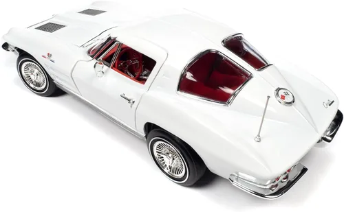 Vista 7 de American Muscle 1963 Chevrolet Corvette Coupe (MCACN) Escala 1:18 Diecast