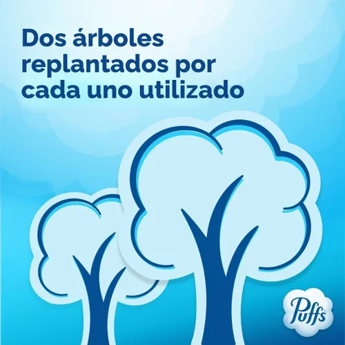 Vista 10 de Puffs - Pañuelos faciales ultra suaves, 1 caja de tamaño familiar, 124 pañuelos faciales por caja