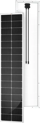 Vista 8 de RICH SOLAR Panel solar monocristalino de celda 9BB de 100 vatios, 12 voltios, batería de carga de módulo solar de alta eficiencia para caravana