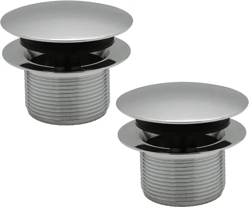 Vista 20 de Westbrass D398R-12A Tapón de drenaje de bañera con punta de hongo de rosca gruesa NPSM de 1-1/2 pulgadas, bronce antiguo