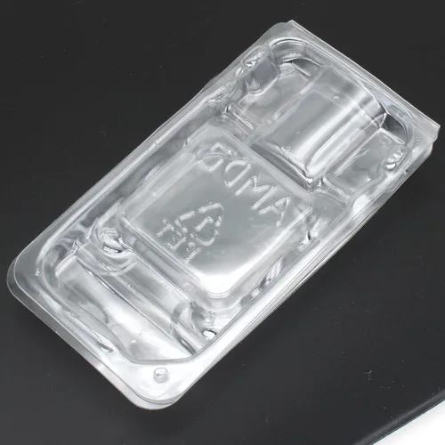Vista 3 de AMD CPU Box FDXGYH 4 piezas CPU, funda protectora de plástico para CPU, bandeja para AMD 938 940 FM1 FM2 APU