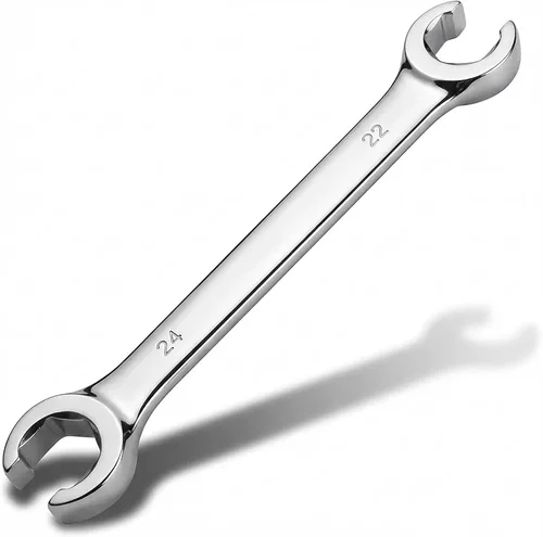 Vista 15 de Utoolmart Llave de tuerca acampanada, 0.236 in x 0.315 in métrica doble extremo abierto, 2 piezas
