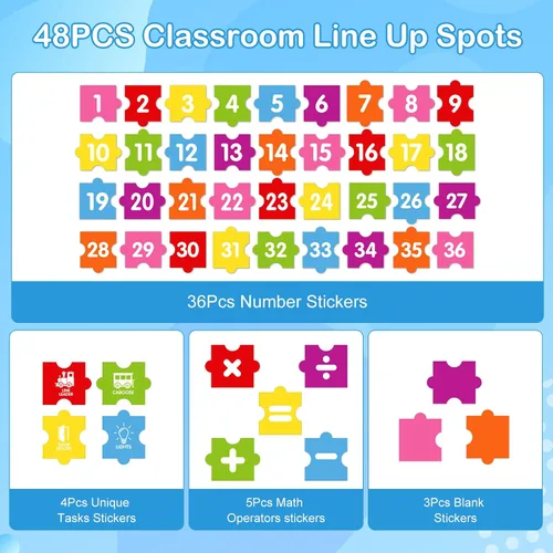 Vista 3 de D4DREAM 48 puntos de alineación para el piso del aula
