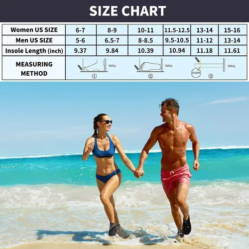 Vista 2 de JIASUQI Zapatos de agua atléticos para senderismo, playa, descalzos, natación, deportes, caminar, para mujeres y hombres
