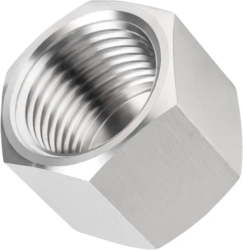 Vista 2 de Tapa hexagonal de acero inoxidable 304 de 1 pulgada NPT hembra para tubería, 2