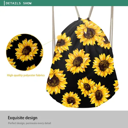 Vista 7 de AFPANQZ Mochila con cordón de diseño de animales geniales, mochila casual para viajes, deportes, bolsa de cincha para hombres, mujeres, niños