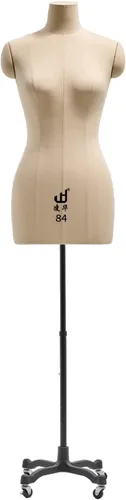 Vista 7 de Adjustable Female Dress Form Mannequin Torso for Sewing, Foam Body Dummy with Tripod Stand, Ideal for Dressmaking, Tailoring, and Craft Projects