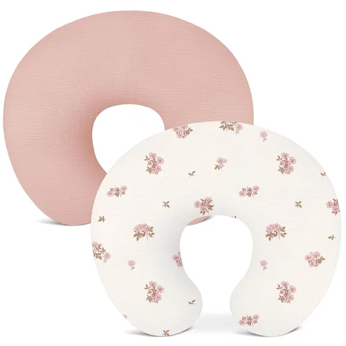 Vista 27 de 1 funda de almohada de lactancia, funda de almohada de muselina para bebé
