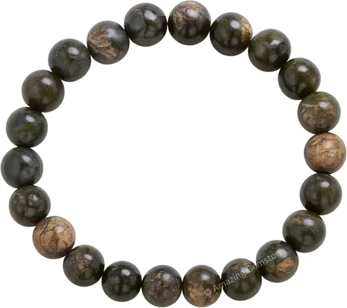 Vista 776 de Amazing Gemstone Crystal Bracelet for Women Men's Gifts - Protection Healing Crystal Bracelet - 8mm Gemstone Beaded Stretchable Bracelet Pulseras