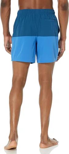 Vista 3 de Under Armour Traje de baño estándar para hombre, pantalones cortos con cierre de cordón y cintura elástica