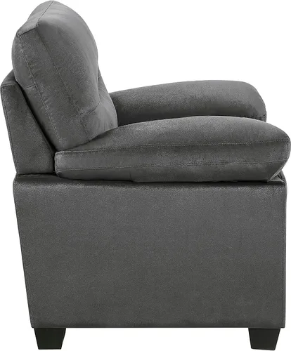 Vista 5 de Lexicon Sofá de 63 pulgadas, cómodo y moderno sofá con brazos en la parte superior de la almohada, sofá para sala de estar, apartamento, sólido