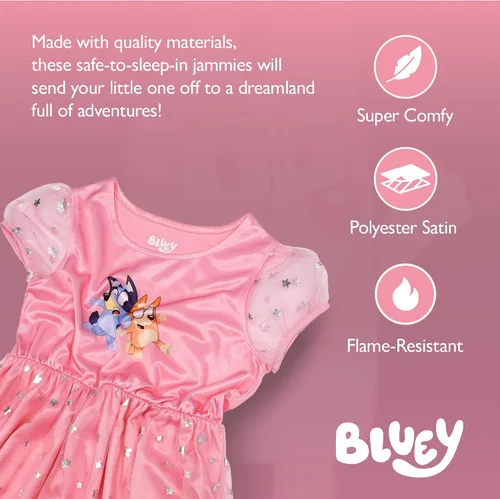 Vista 2 de Bluey Camisón de fantasía para niña