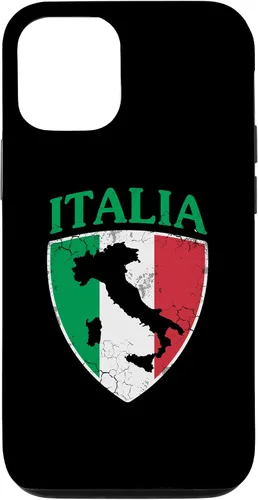 Vista 28 de Italia Flag Crest Italy Italian Family Vintage Distressed Case for iPhone 17